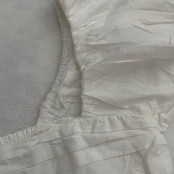 Abercrombie & Fitch Babydoll Top Women's XS Flattering Blouse Feminine Coquette - Picture 2 of 4